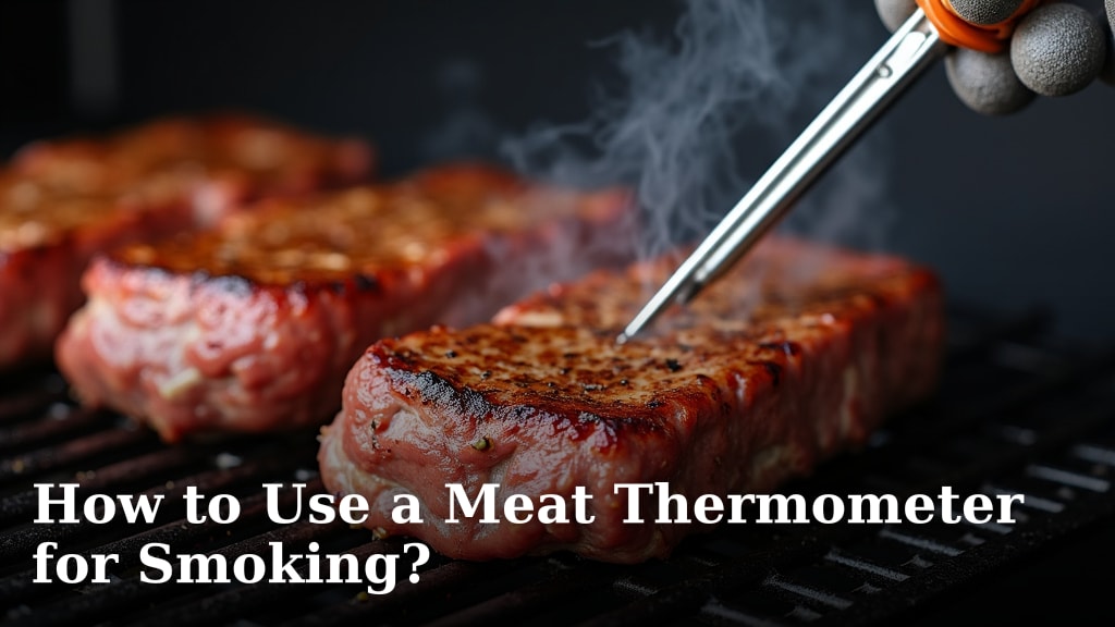How to Use a Meat Thermometer for Smoking?