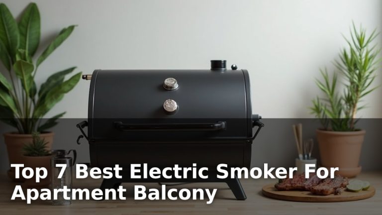 Top 7 Best Electric Smoker For Apartment Balcony