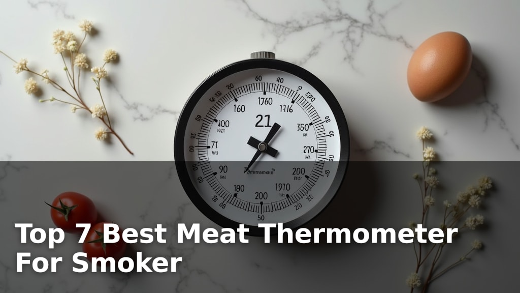 Top 7 Best Meat Thermometer For Smoker