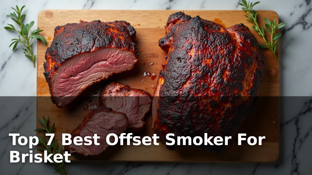 Top 7 Best Offset Smoker For Brisket