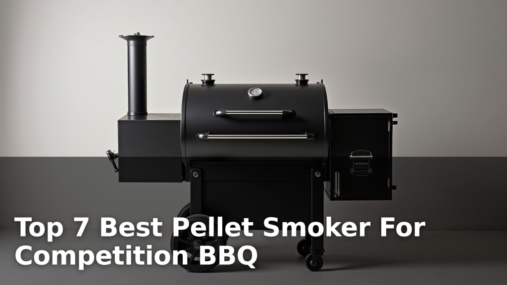 Top 7 Best Pellet Smoker For Competition BBQ
