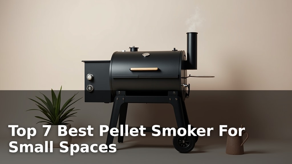 Top 7 Best Pellet Smoker For Small Spaces