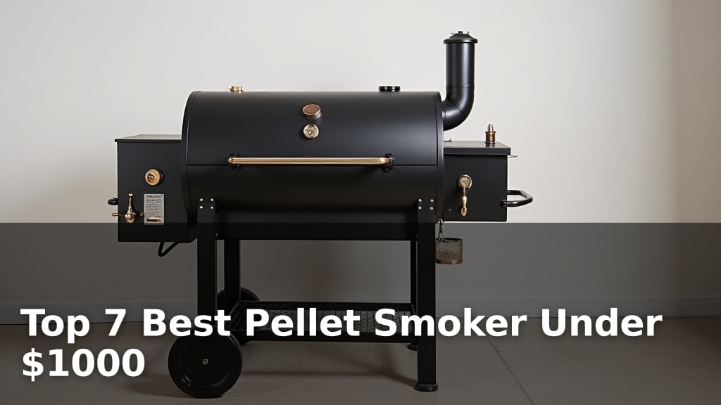 Top 7 Best Pellet Smoker Under $1000