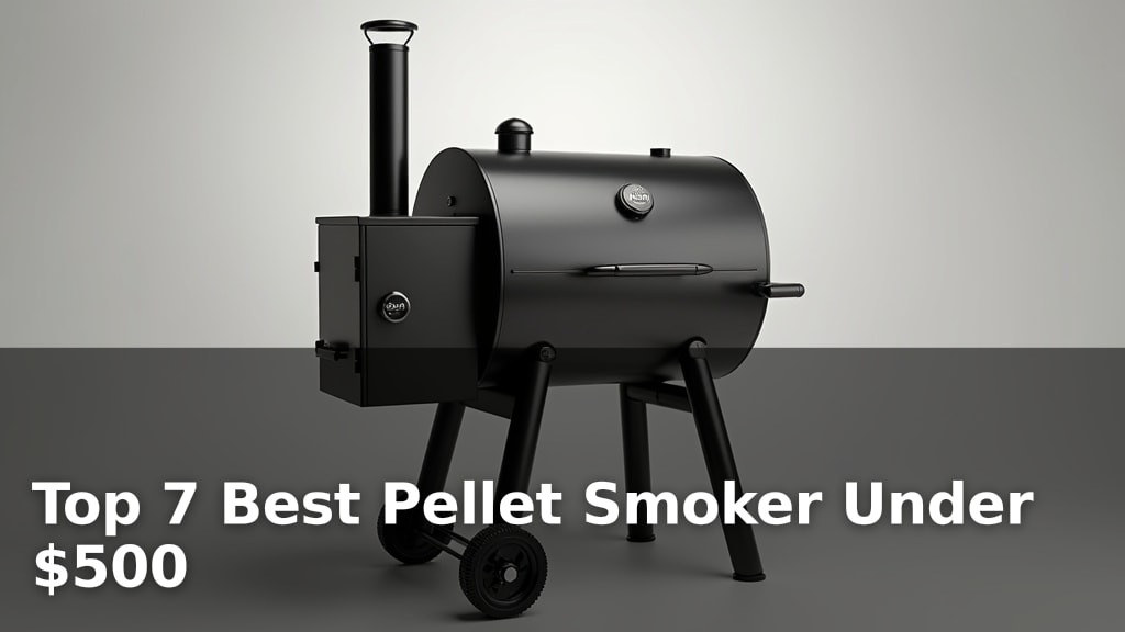 Top 7 Best Pellet Smoker Under $500