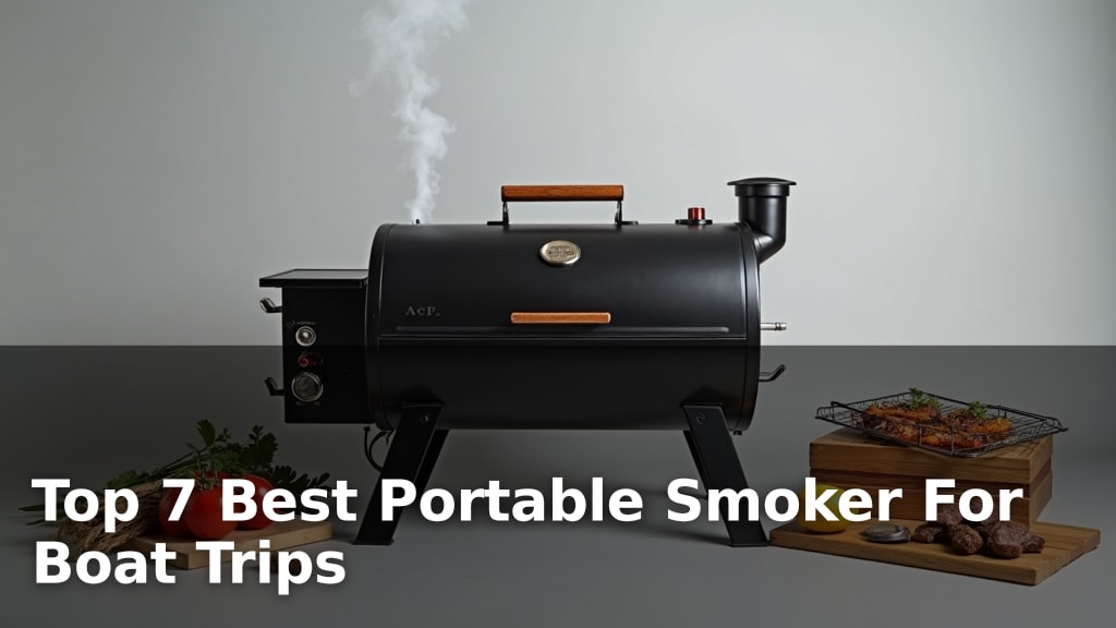 Top 7 Best Portable Smoker For Boat Trips