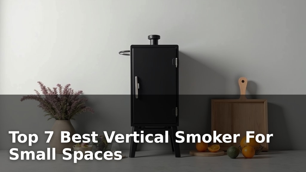 Top 7 Best Vertical Smoker For Small Spaces