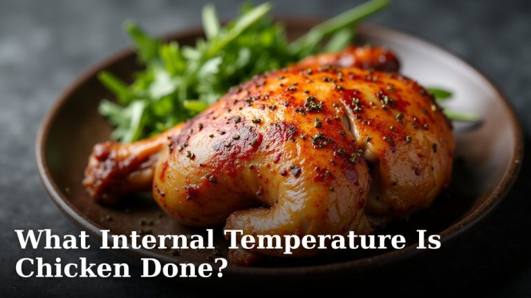 What Internal Temperature Is Chicken Done?