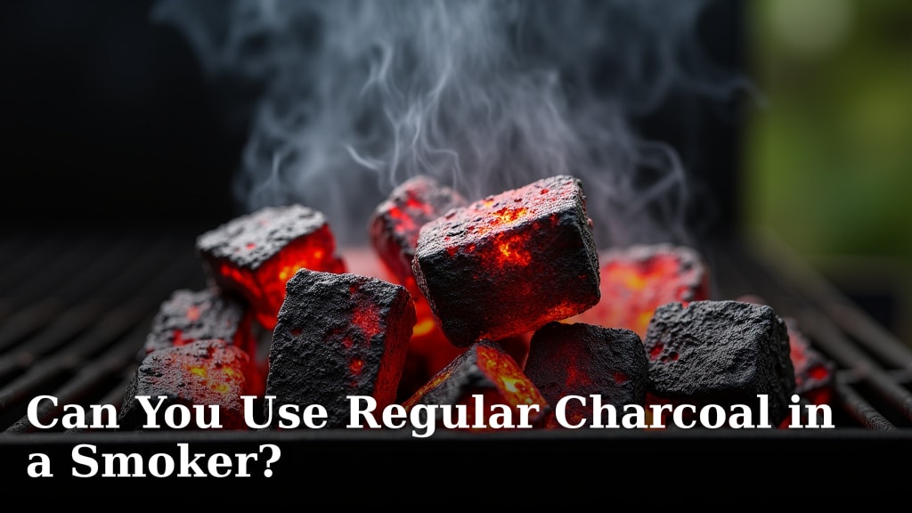 Can You Use Regular Charcoal in a Smoker?