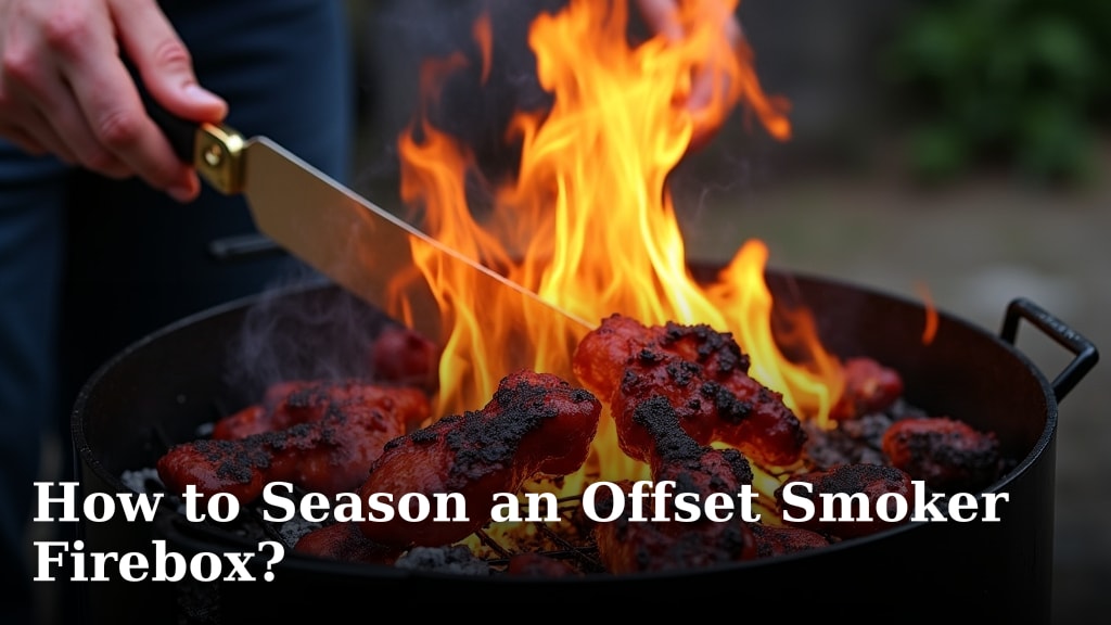 How to Season an Offset Smoker Firebox?