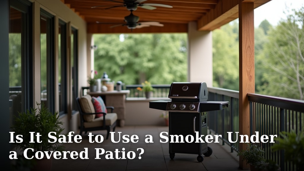 Is It Safe to Use a Smoker Under a Covered Patio?