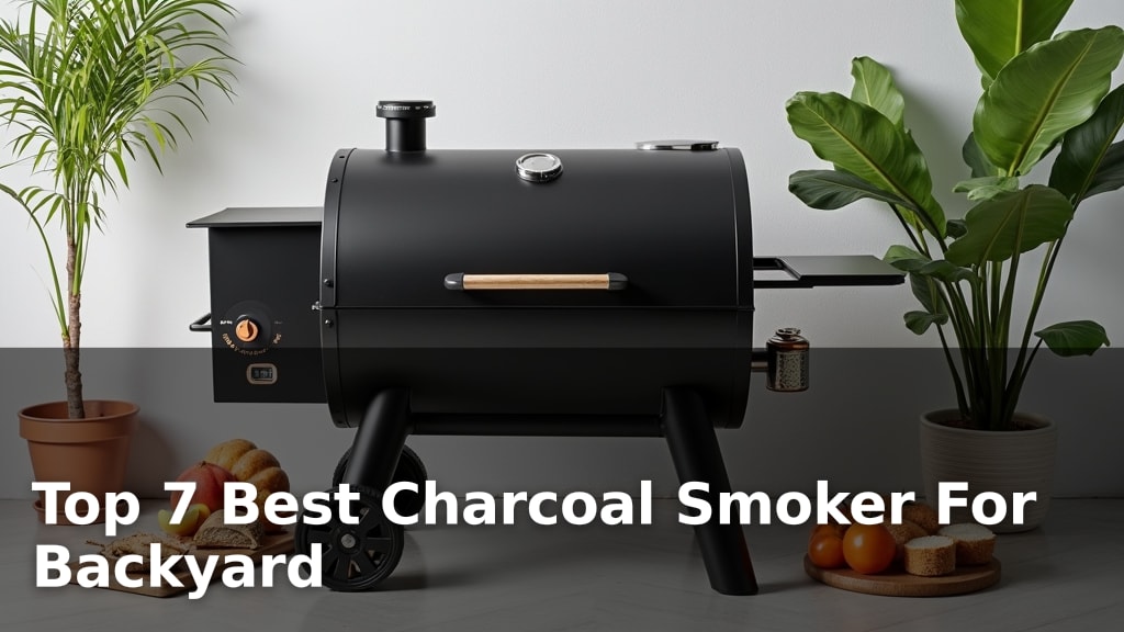 Top 7 Best Charcoal Smoker For Backyard