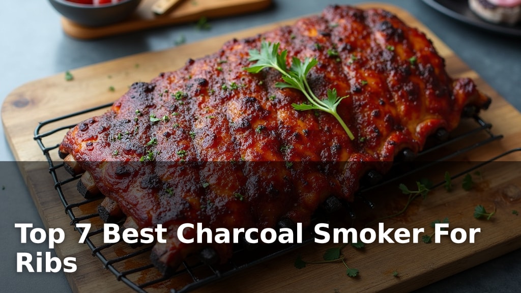 Top 7 Best Charcoal Smoker For Ribs