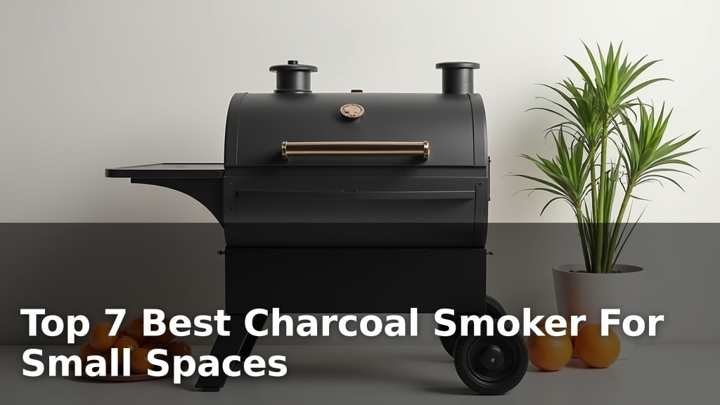 Top 7 Best Charcoal Smoker For Small Spaces