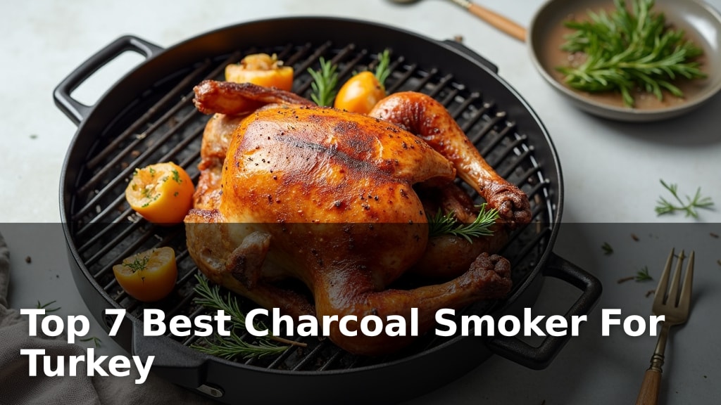 Top 7 Best Charcoal Smoker For Turkey