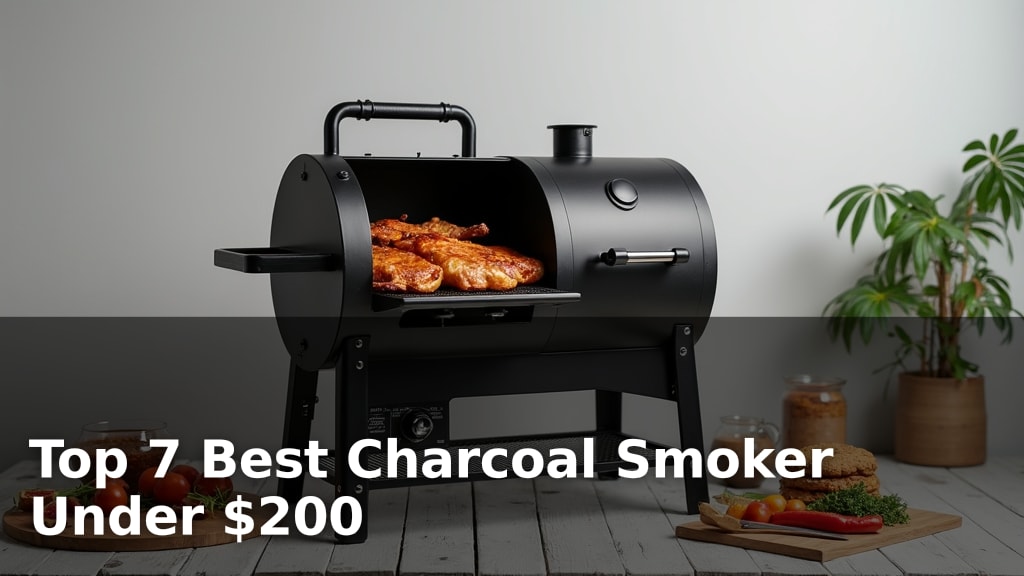 Top 7 Best Charcoal Smoker Under $200