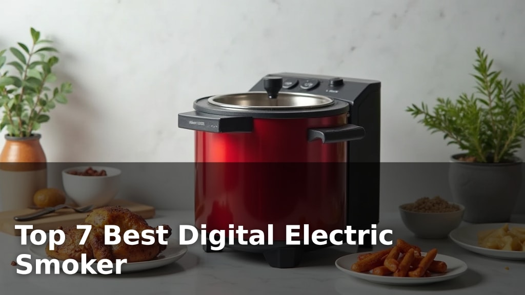 Top 7 Best Digital Electric Smoker