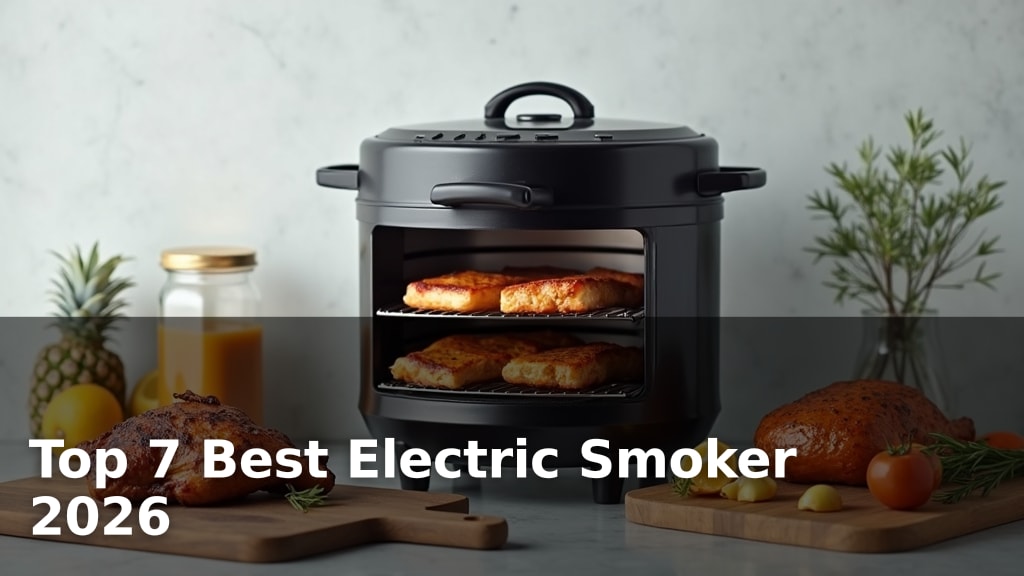 Top 7 Best Electric Smoker 2026
