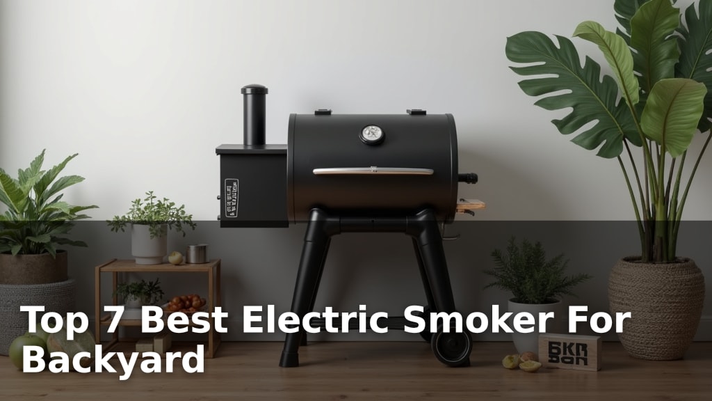 Top 7 Best Electric Smoker For Backyard