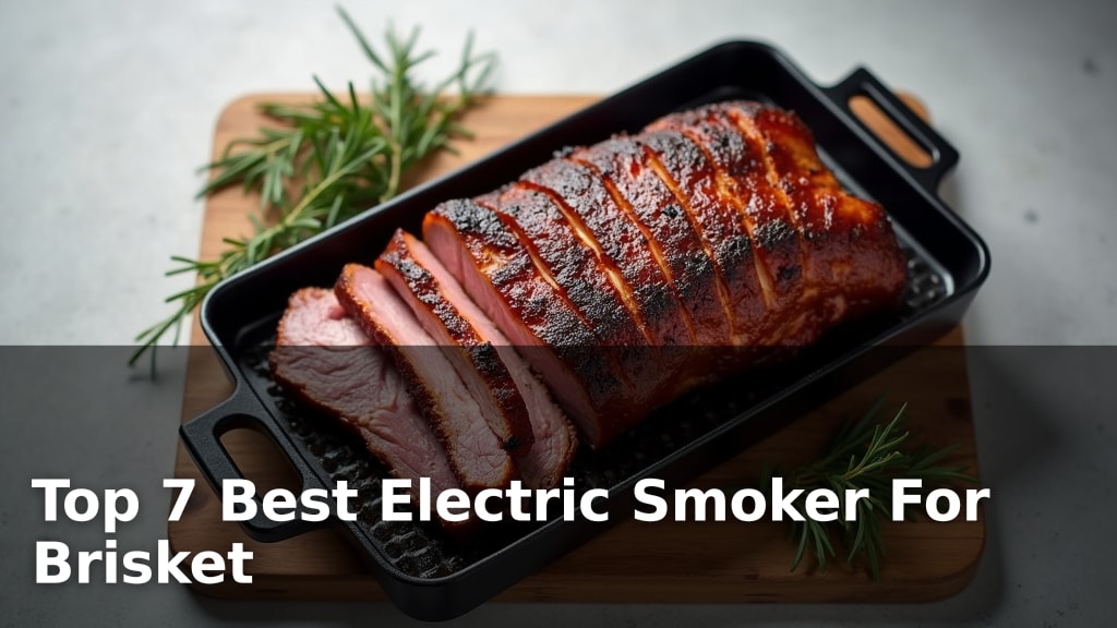 Top 7 Best Electric Smoker For Brisket