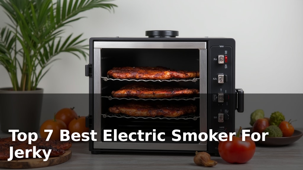 Top 7 Best Electric Smoker For Jerky