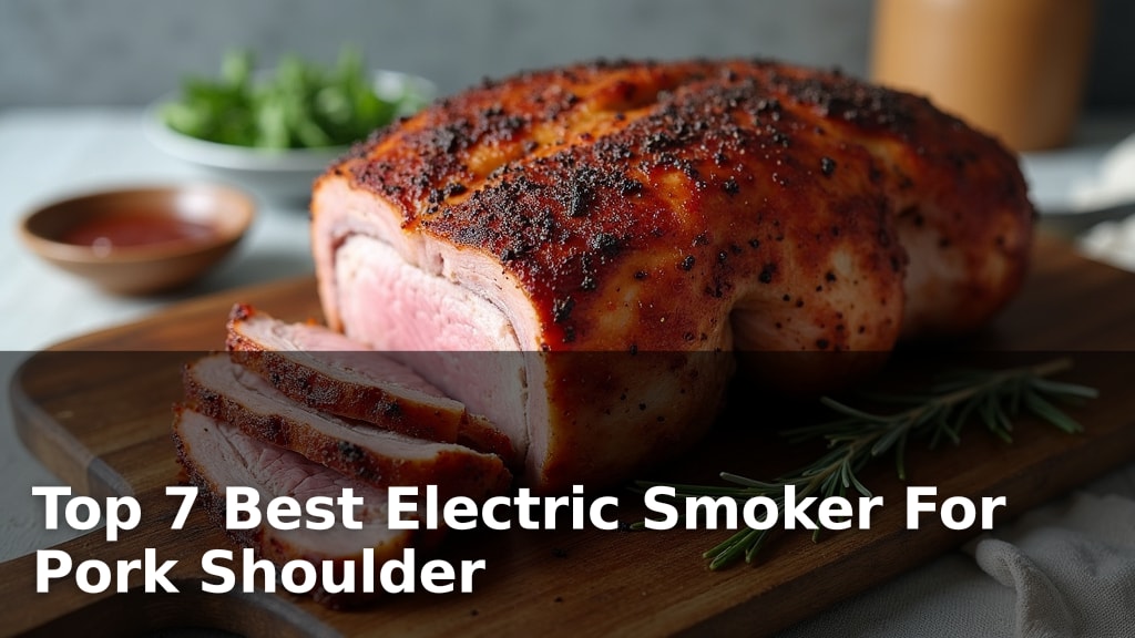 Top 7 Best Electric Smoker For Pork Shoulder