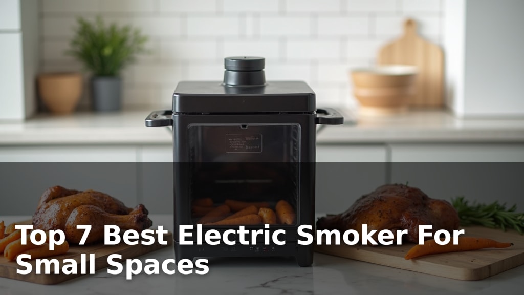 Top 7 Best Electric Smoker For Small Spaces