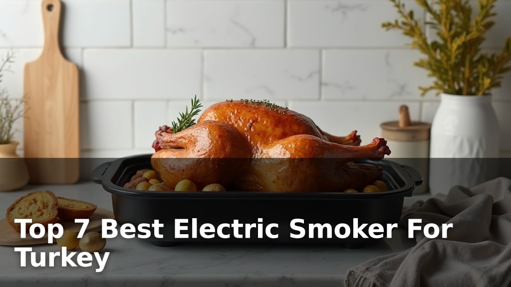 Top 7 Best Electric Smoker For Turkey