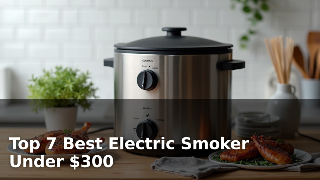 Top 7 Best Electric Smoker Under $300