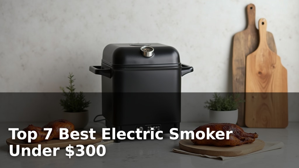 Top 7 Best Electric Smoker Under $300