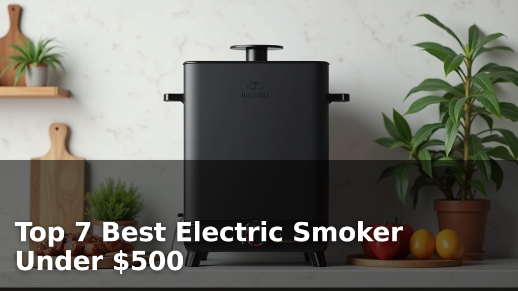 Top 7 Best Electric Smoker Under $500