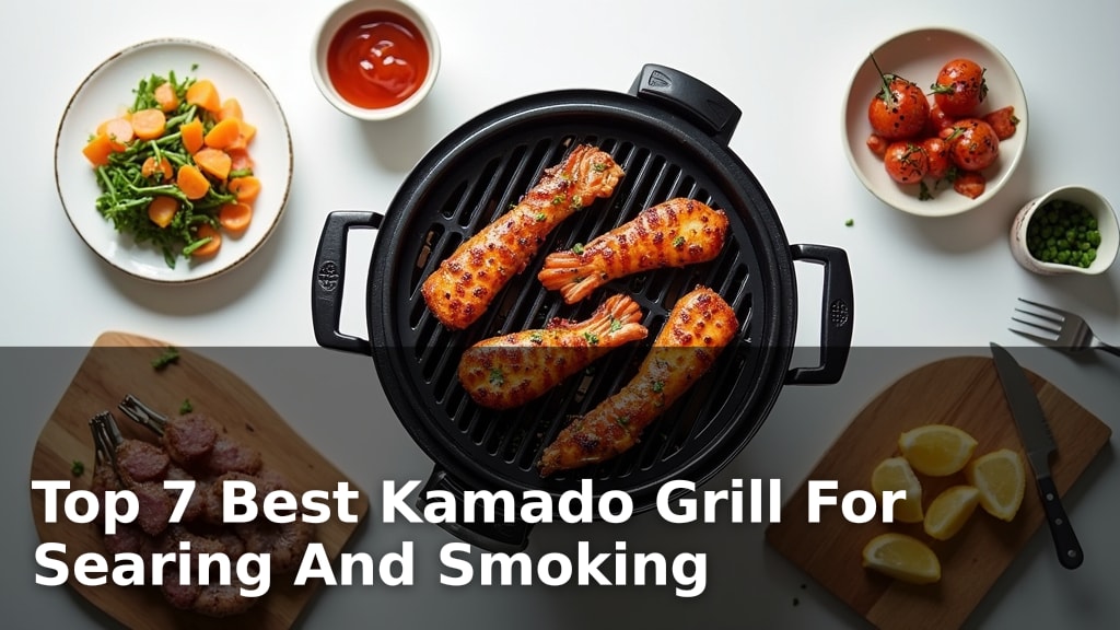 Top 7 Best Kamado Grill For Searing And Smoking