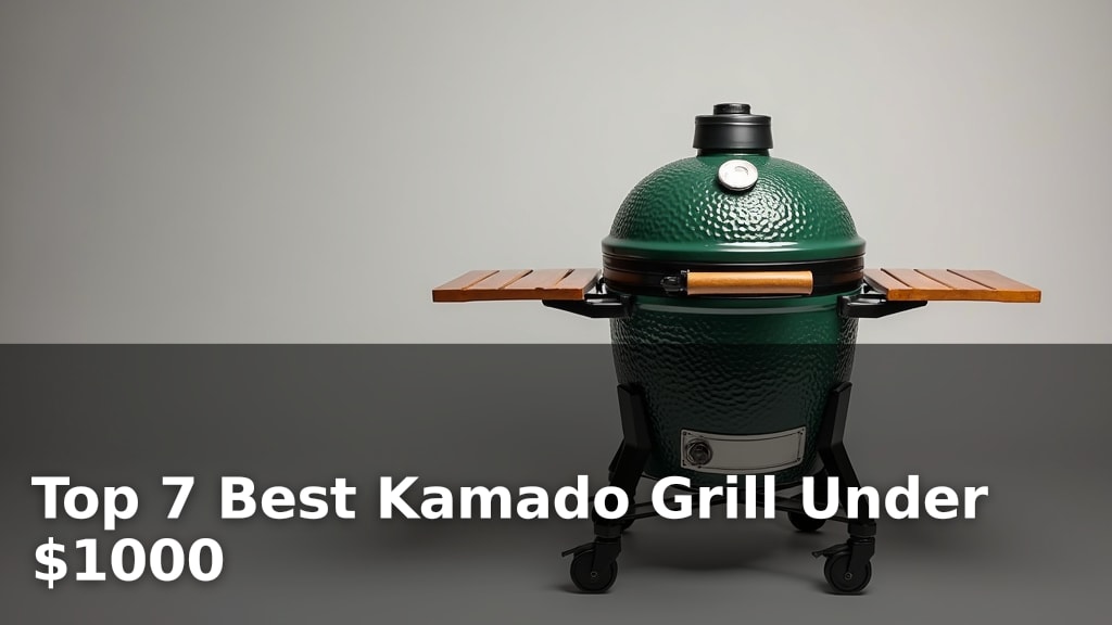 Top 7 Best Kamado Grill Under $1000