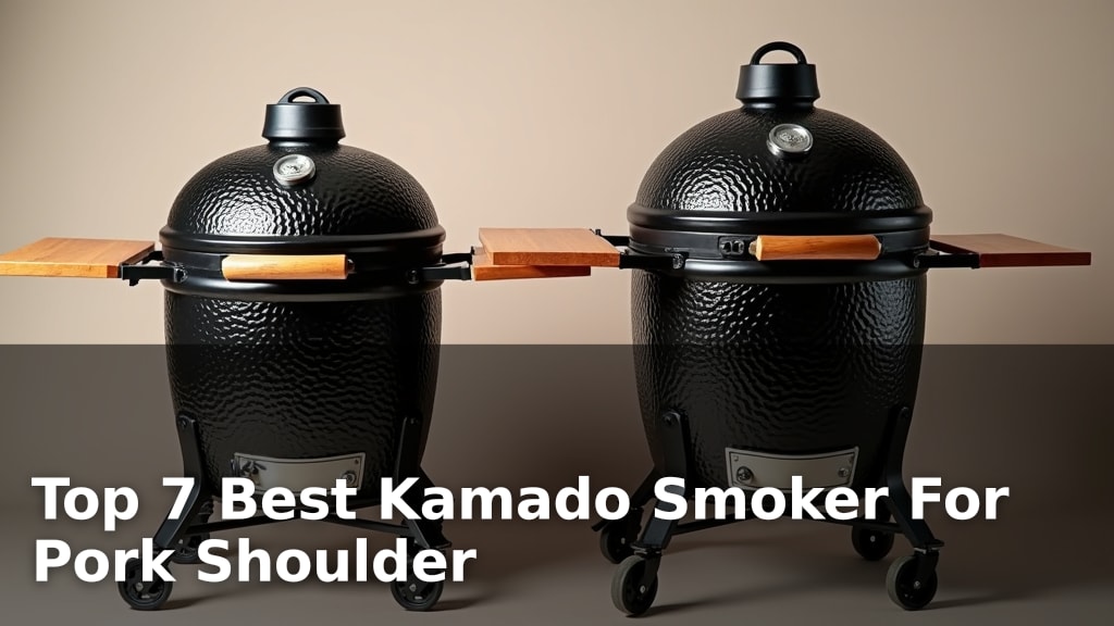 Top 7 Best Kamado Smoker For Pork Shoulder