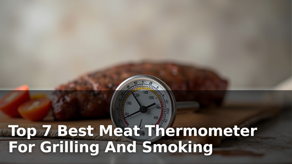 Top 7 Best Meat Thermometer For Grilling And Smoking
