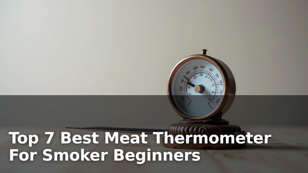 Top 7 Best Meat Thermometer For Smoker Beginners