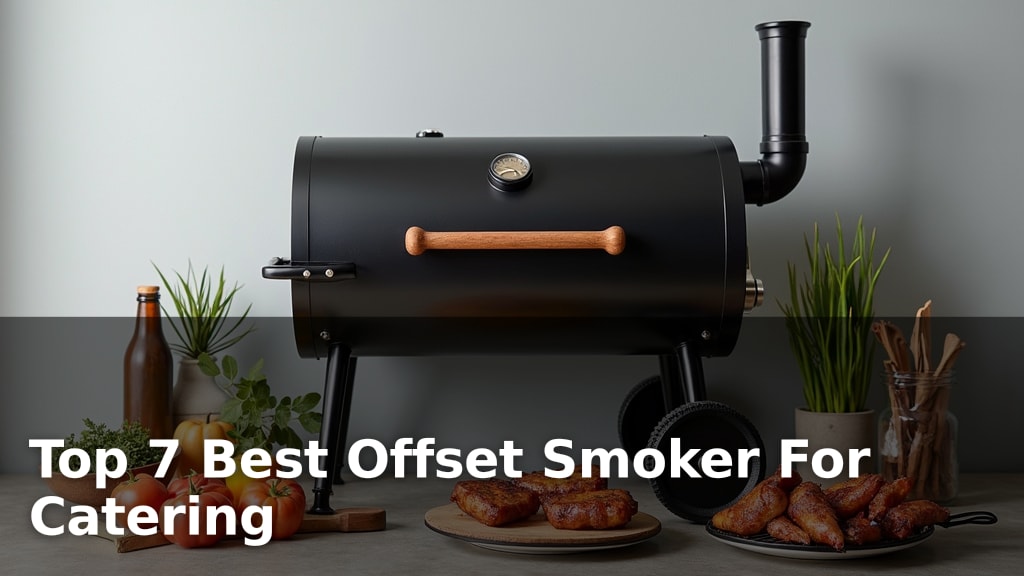Top 7 Best Offset Smoker For Catering