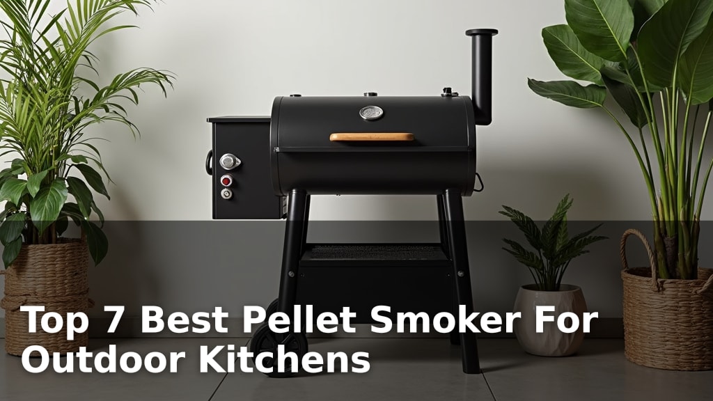Top 7 Best Pellet Smoker For Outdoor Kitchens