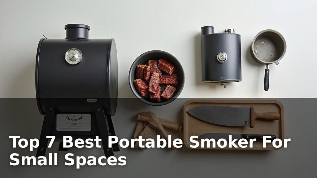 Top 7 Best Portable Smoker For Small Spaces