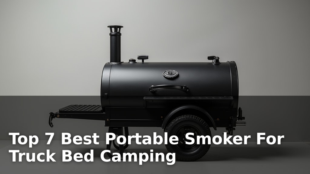 Top 7 Best Portable Smoker For Truck Bed Camping