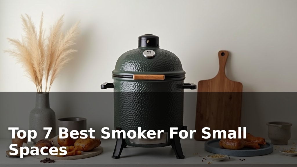 Top 7 Best Smoker For Small Spaces