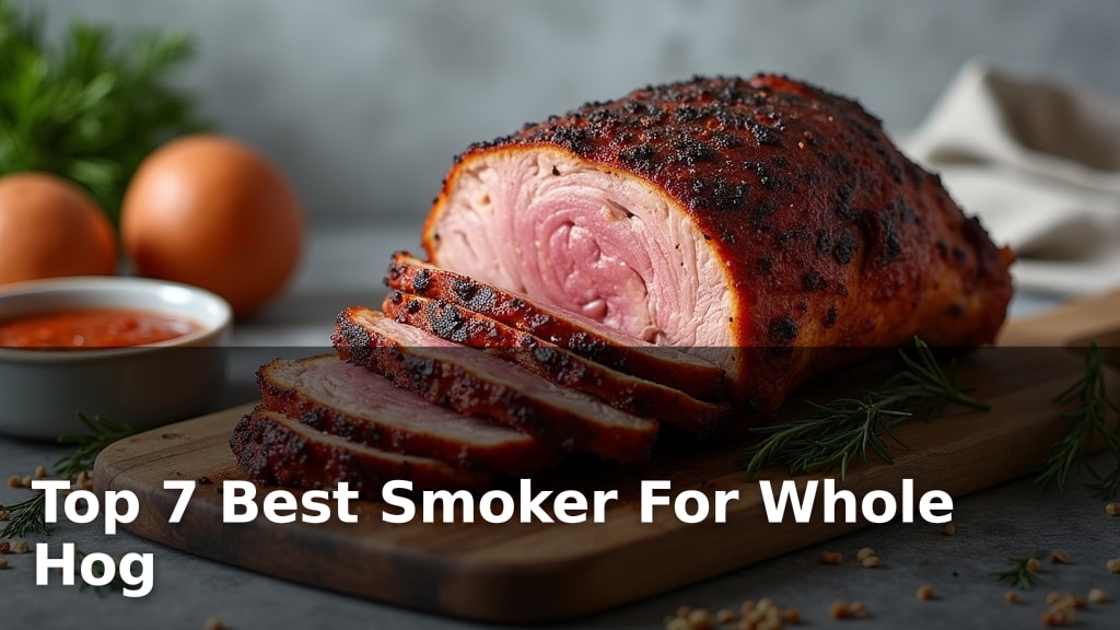 Top 7 Best Smoker For Whole Hog
