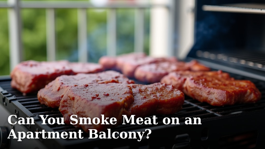 Can You Smoke Meat on an Apartment Balcony?