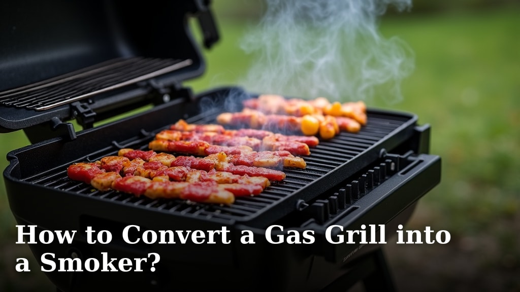How to Convert a Gas Grill into a Smoker?