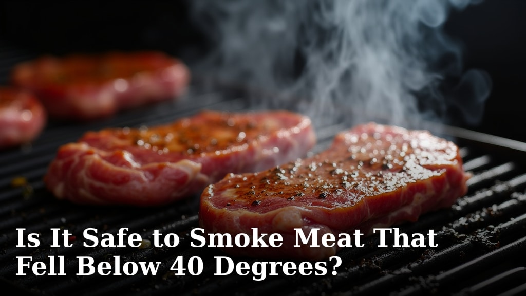 Is It Safe to Smoke Meat That Fell Below 40 Degrees?