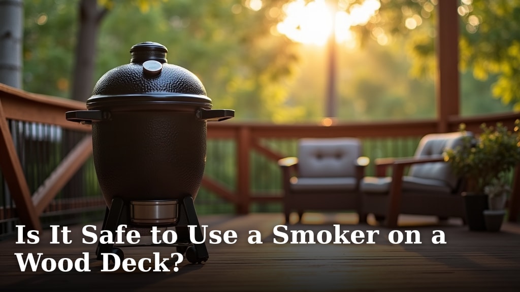 Is It Safe to Use a Smoker on a Wood Deck?