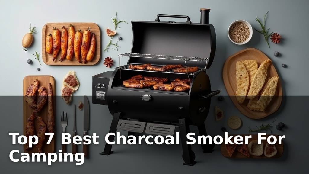 Top 7 Best Charcoal Smoker For Camping