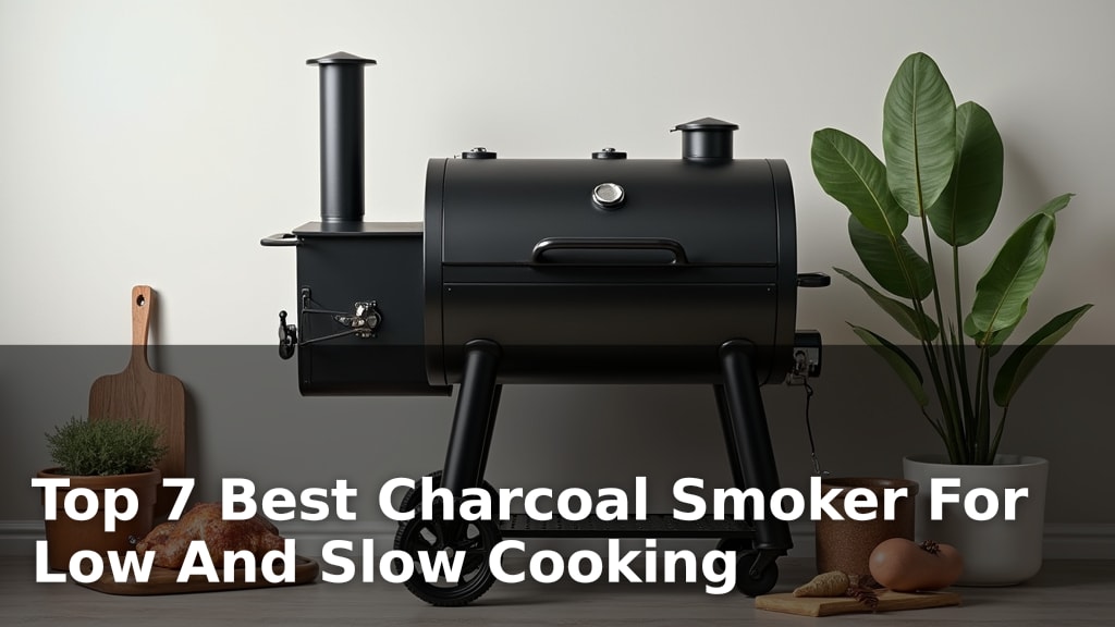 Top 7 Best Charcoal Smoker For Low And Slow Cooking