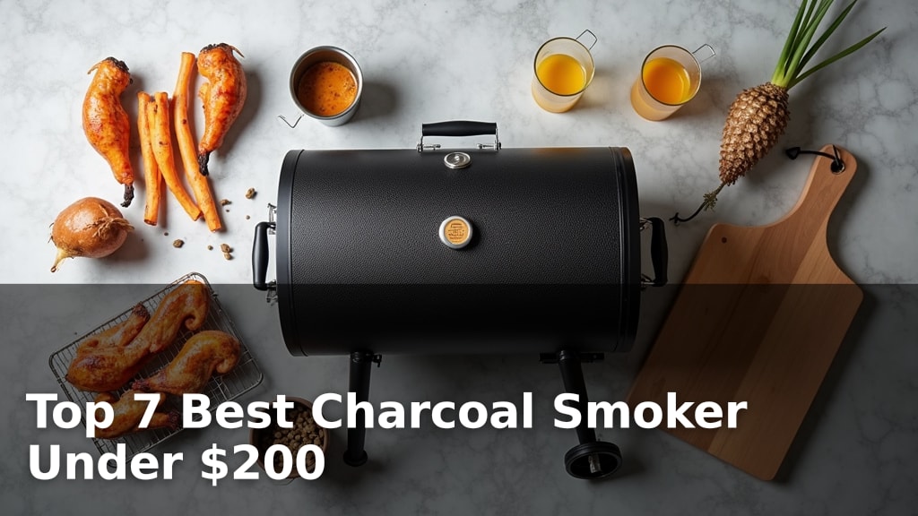 Best Charcoal Smoker Under $200 for Offset Grilling