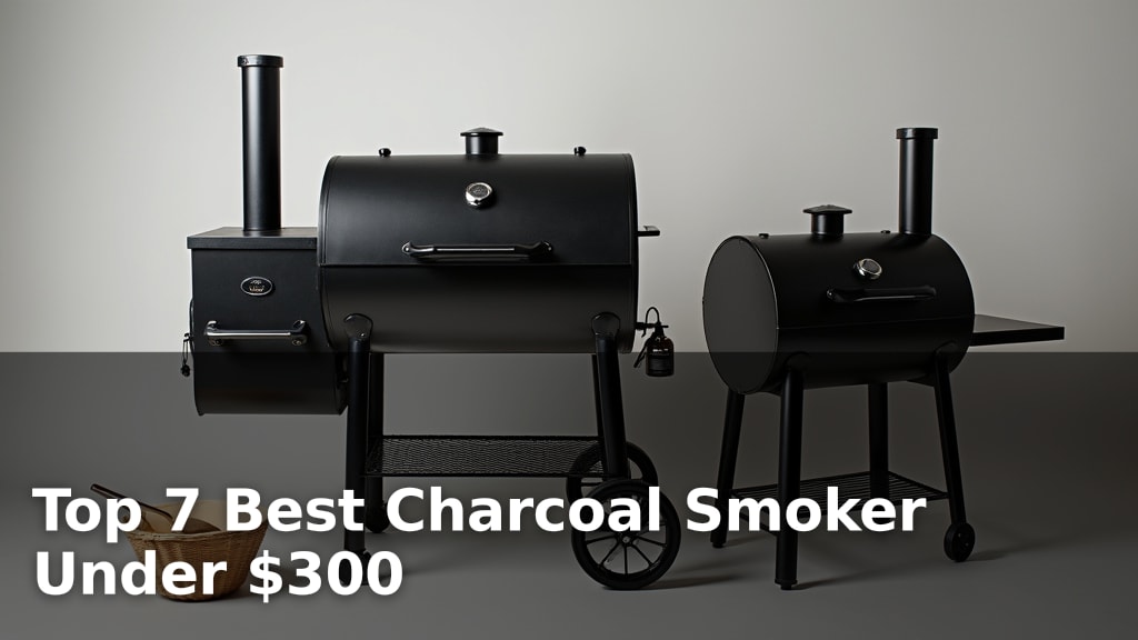 Top 7 Best Charcoal Smoker Under $300