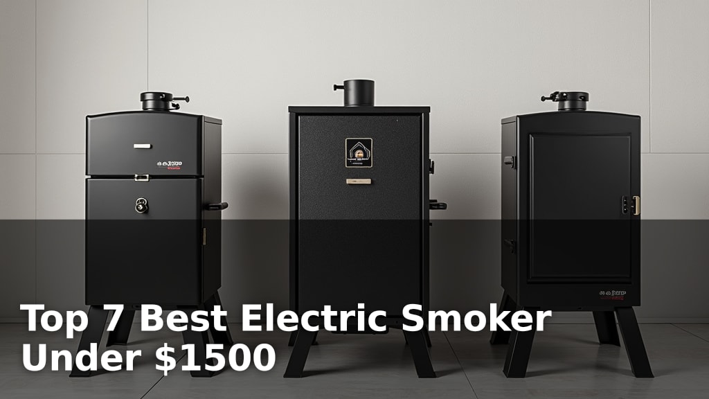 Best Electric Smoker Under $1500
